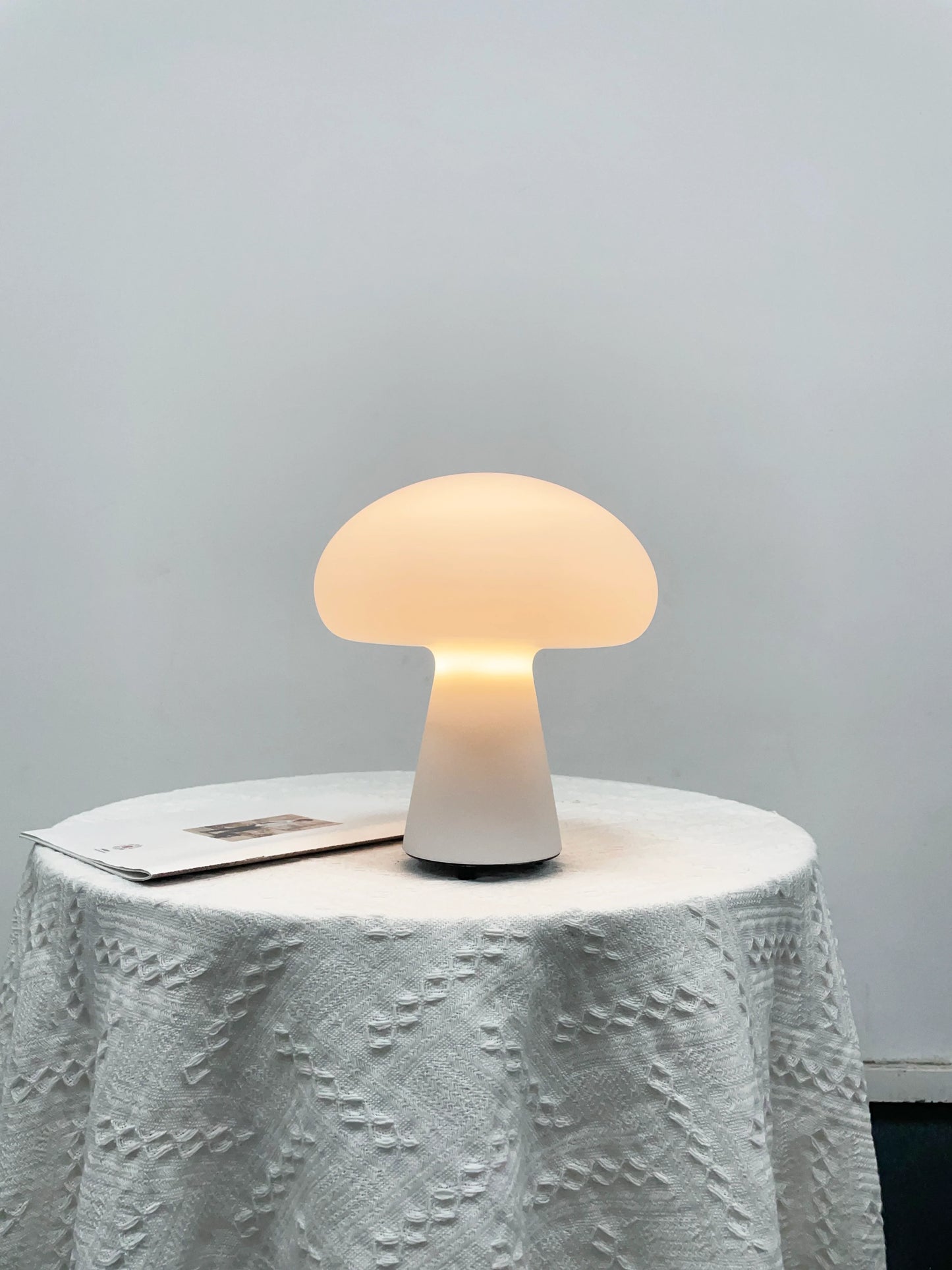 Lámpara de Mesa Obello de Cristal Esmerilado