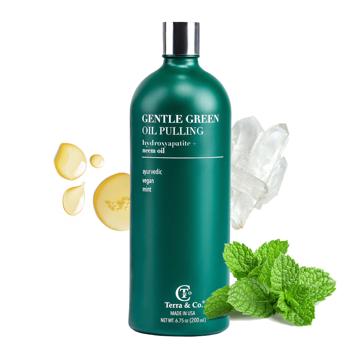 Gentle Green Oil Pulling Mouthwash – Enamel Support & Gum Health