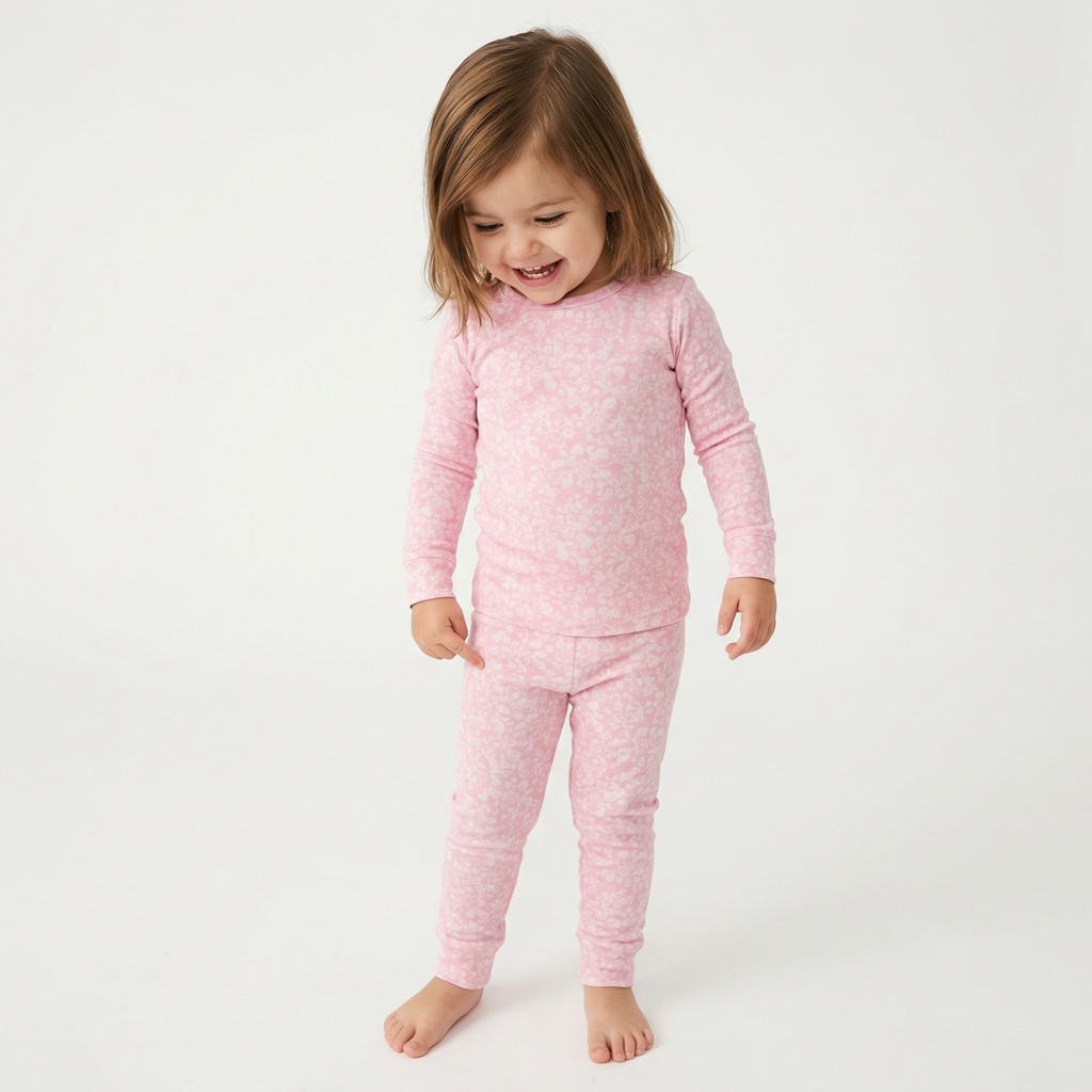 Petite Fleur Bamboo Toddler Pajama Set