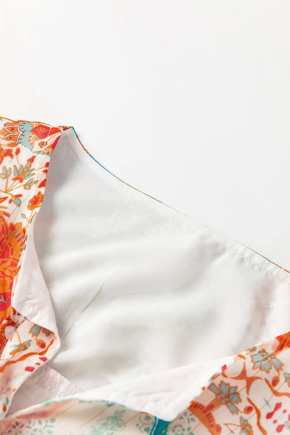 Dresses Love Salve Orange Paisley Dress Women's Daily Chiffon Loose Fit Spring Dress
