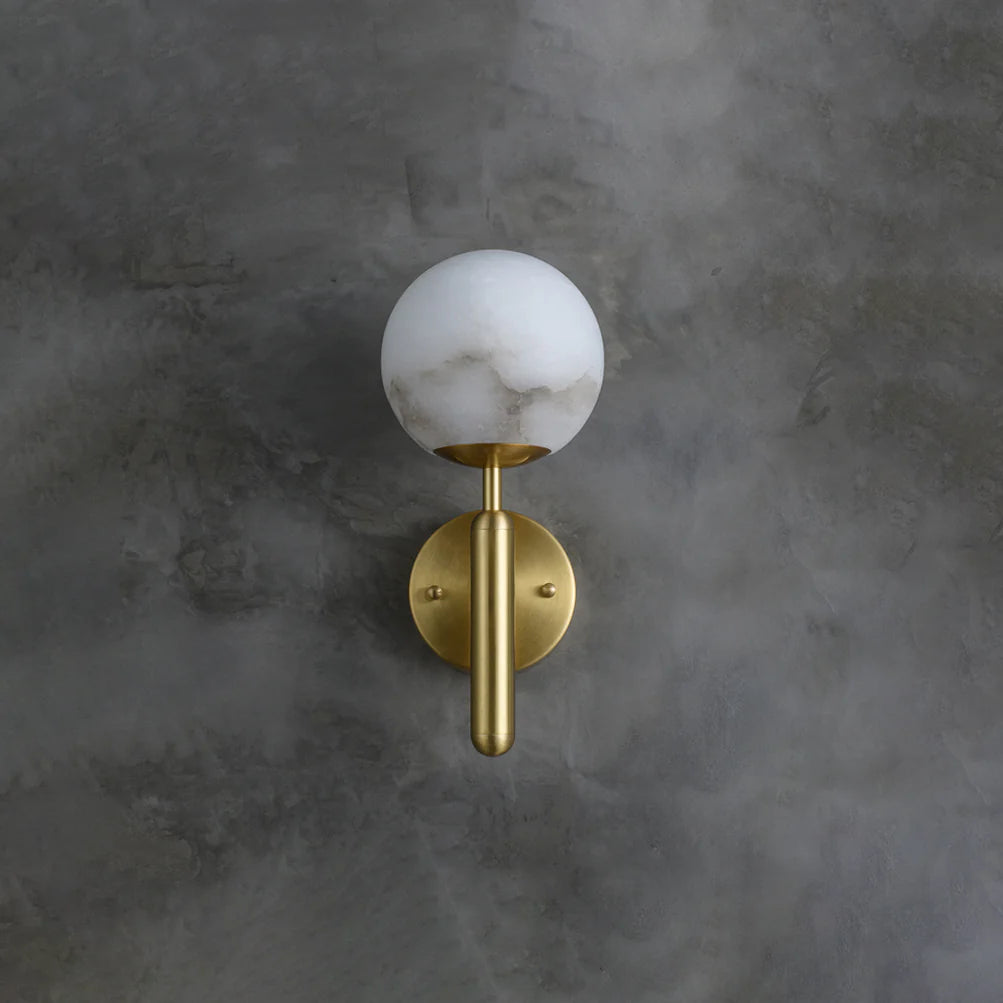 Lámpara de Pared Orbis de Alabastro de Lujo