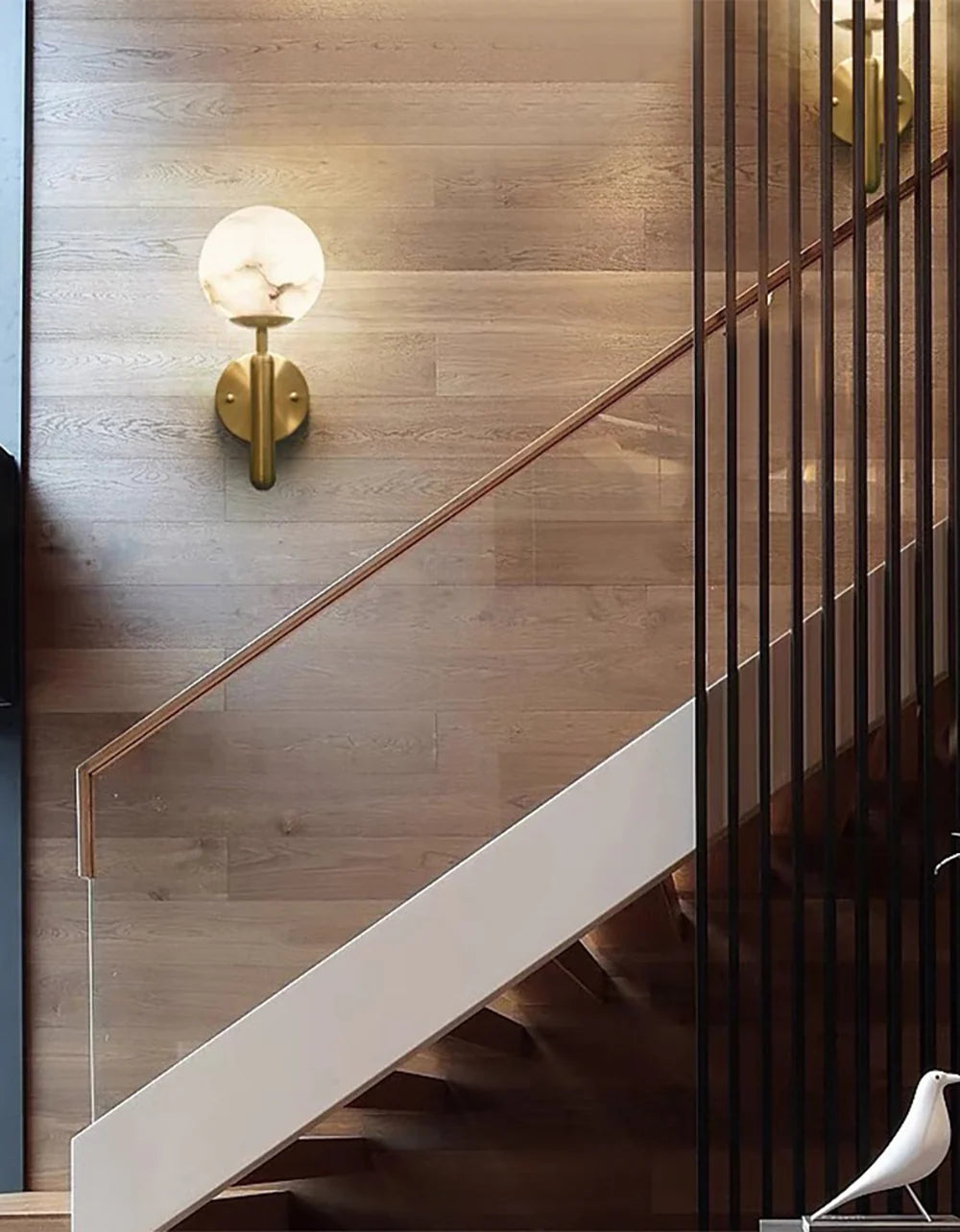 Lámpara de Pared Orbis de Alabastro de Lujo