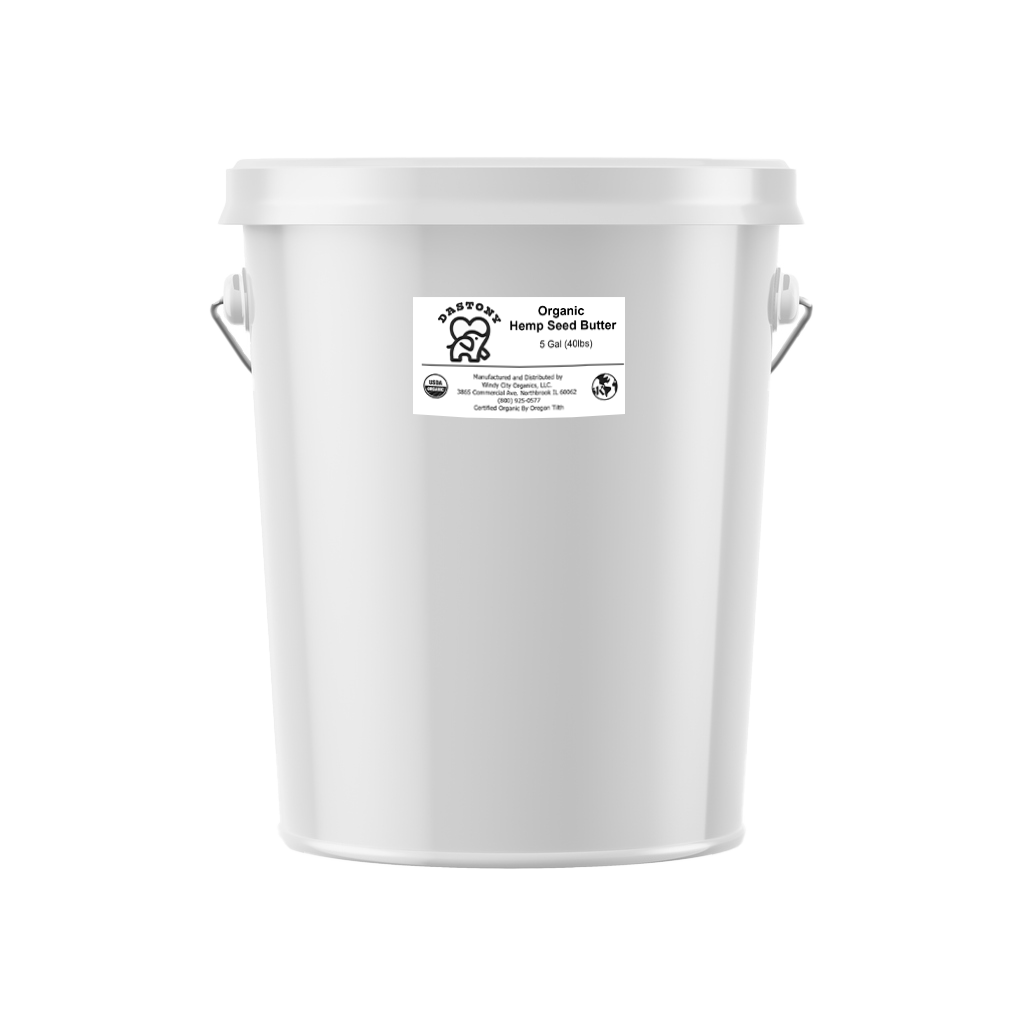 Dastony Organic Stone Ground Hemp Seed Butter - 5 Gallons