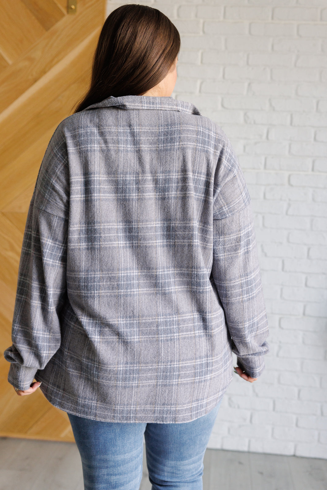 Camisa de cuadros con botones Out of the Way