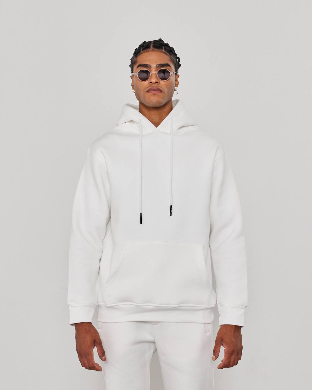Oversized 3-Thread Hoodie Sweatpants Set