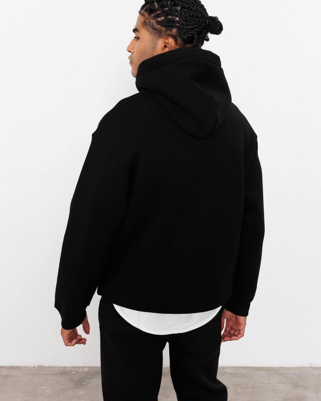Oversized 3-Thread Hoodie Sweatpants Set