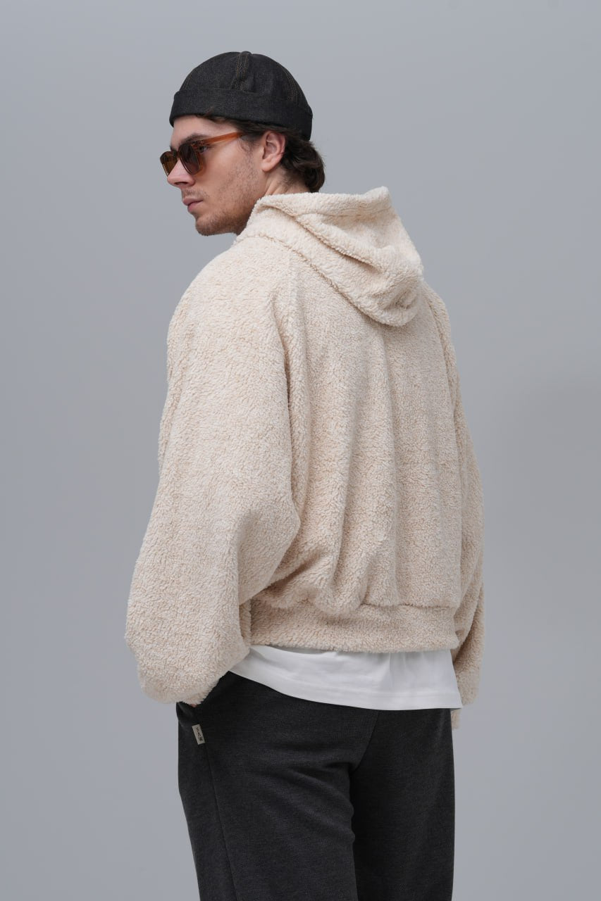 Sudadera con capucha de bucle extragrande