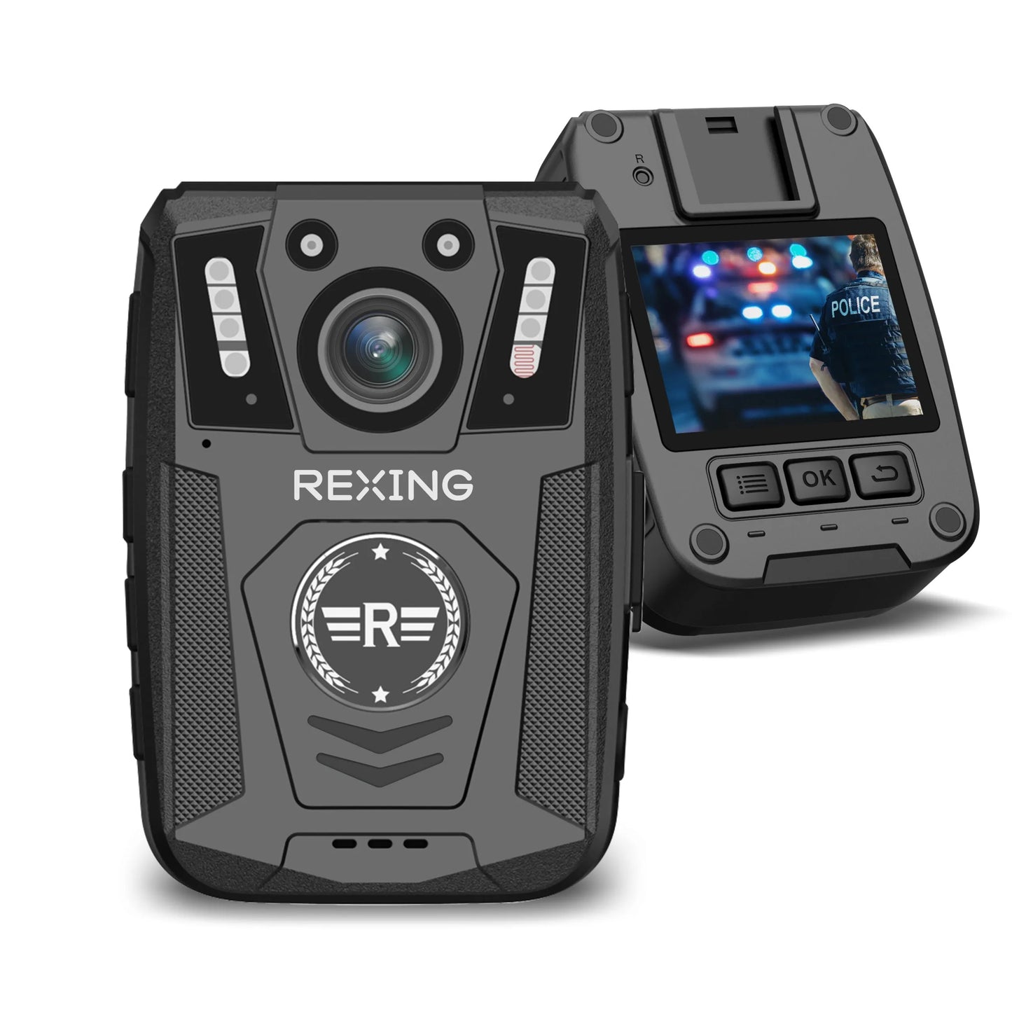 Cámara Corporal Rexing P2 FHD 1080p Full HD con Puerto Tipo-C