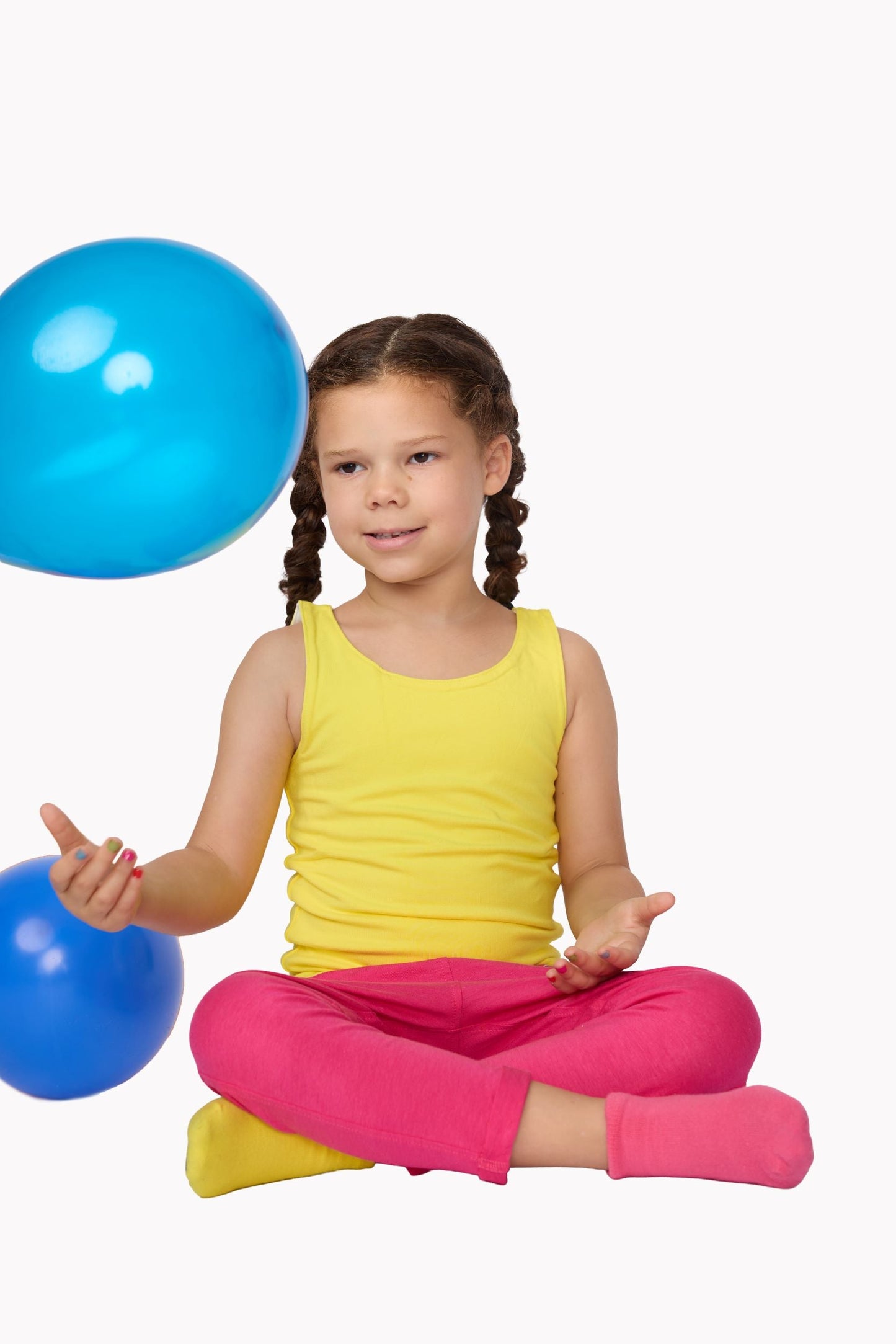 The Sensory Compression Comfort Reversible Tank - Yellow/White