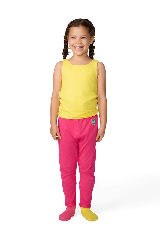 The Sensory Compression Comfort Reversible Tank - Yellow/White