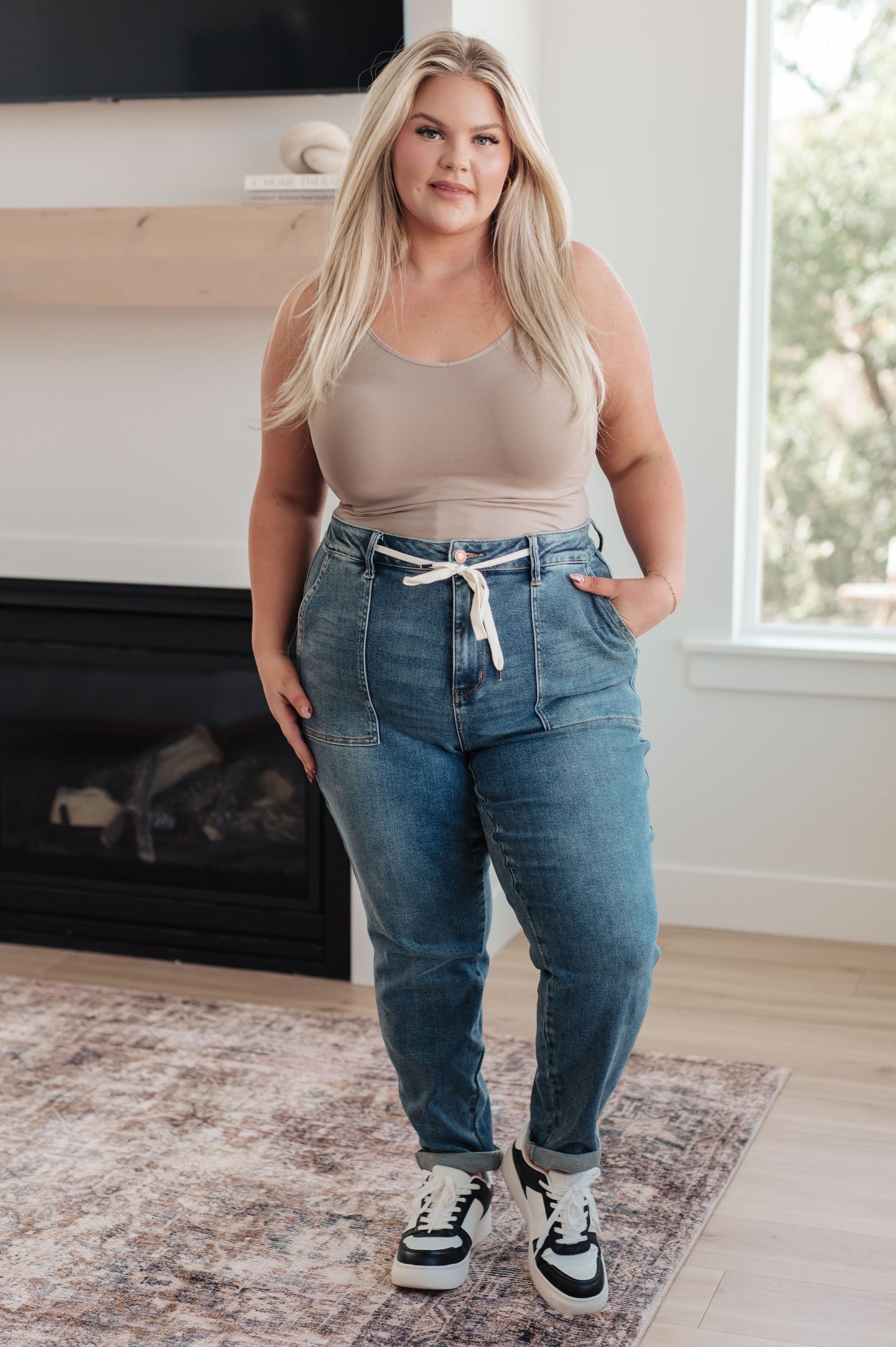 Joggers Payton vaqueros de mezclilla en lavado medio