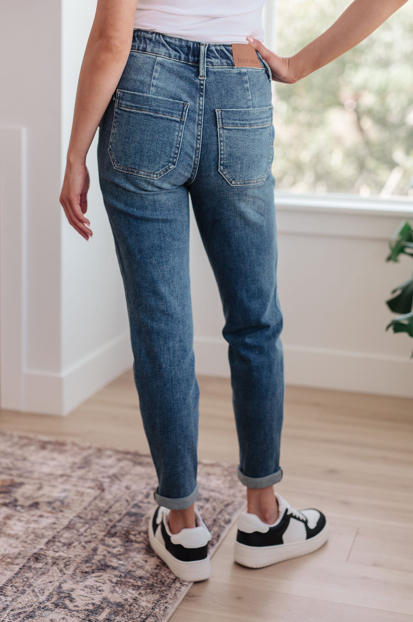 Joggers Payton vaqueros de mezclilla en lavado medio
