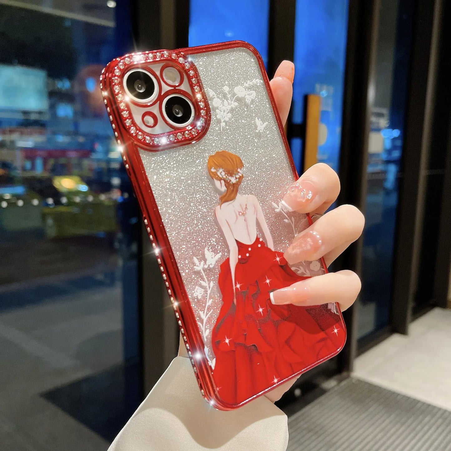 Luxury Glitter Gradient Rhinestone Phone Case