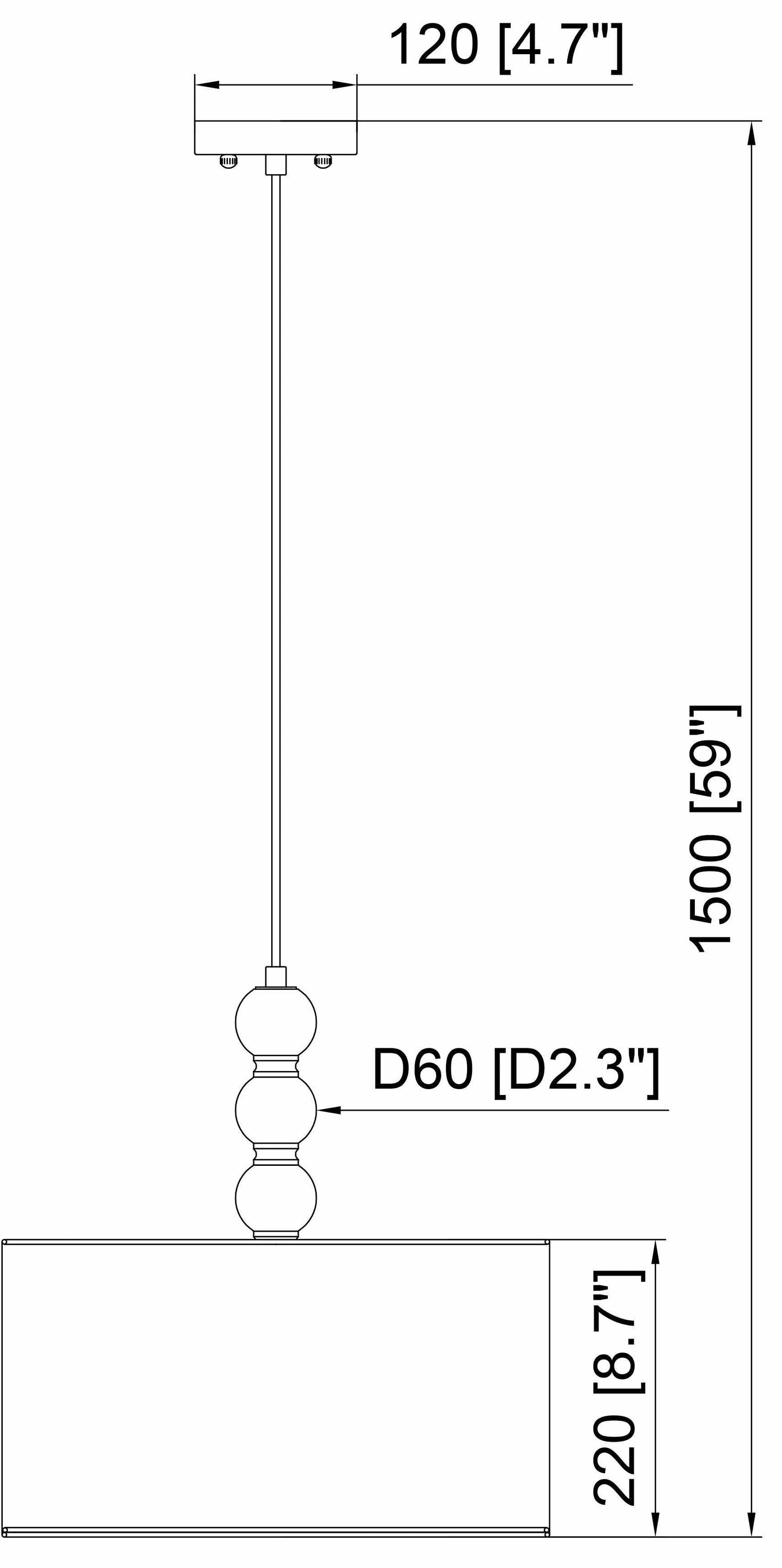 Perosillo Dark Brown Pendant