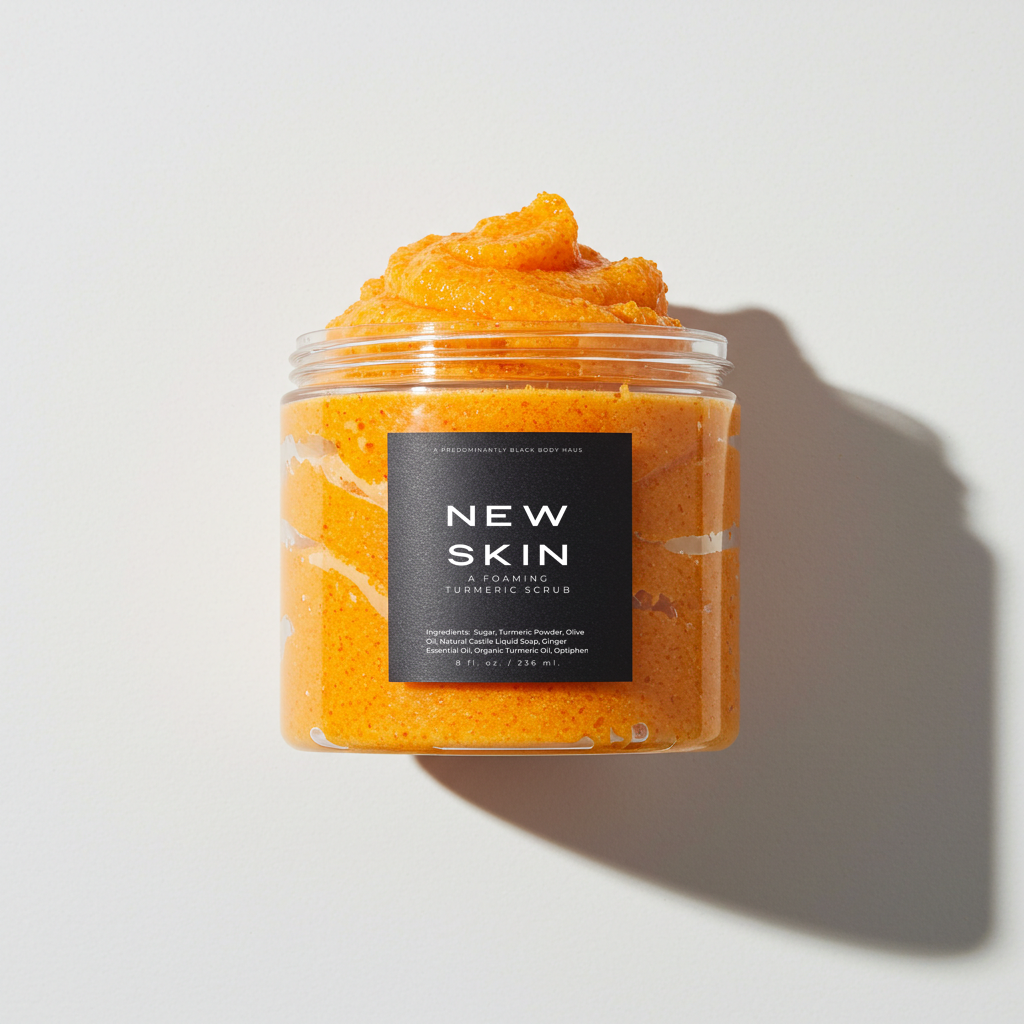 NUEVA PIEL, UN EXFOLIANTE ESPUMOSO DE CÚRCUMA
