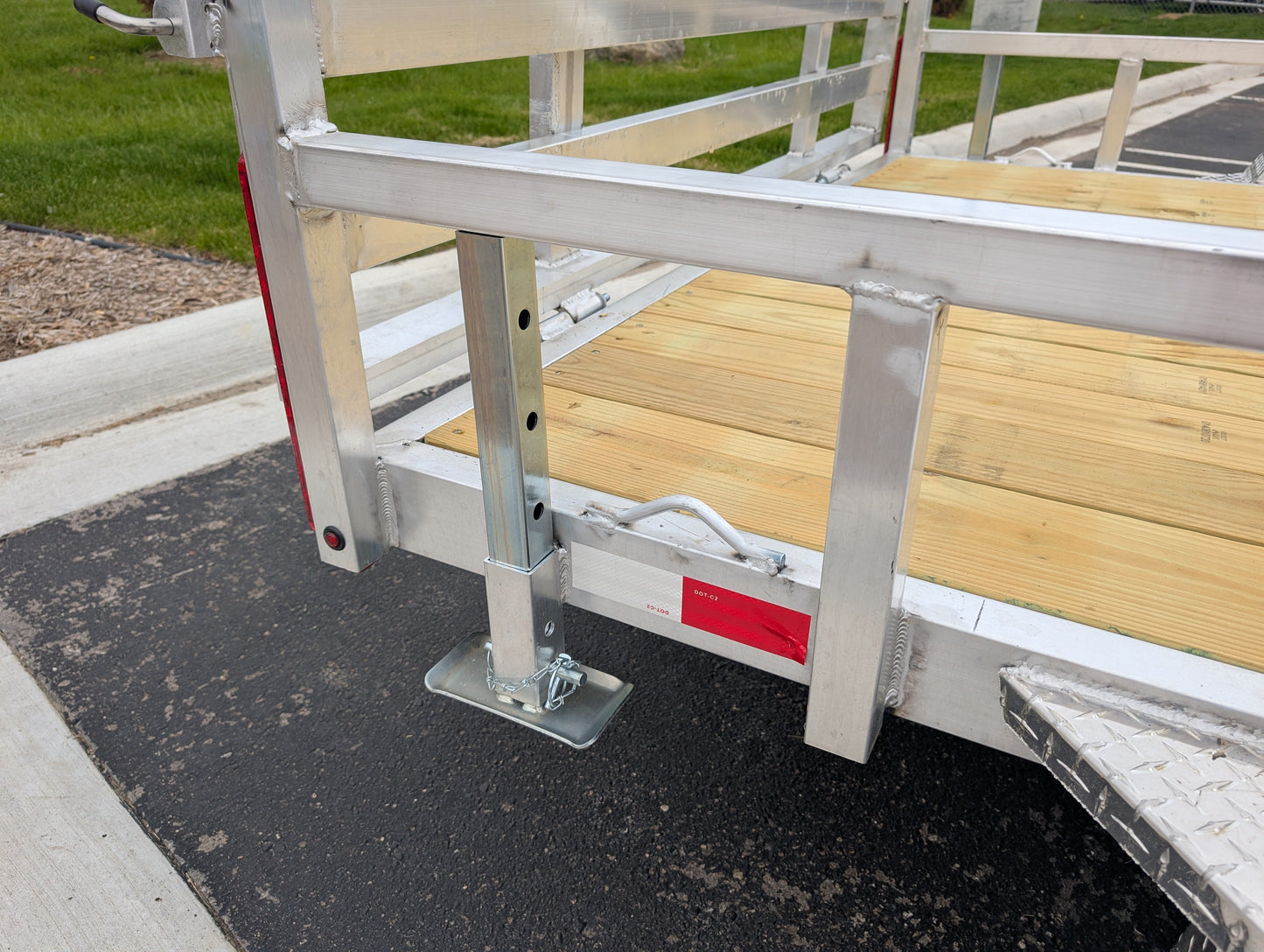 Silver Ox 7x14 Aluminum Tandem Axle Utility Trailer – HD Ramp – Brakes on Both Axles | AAA Trailer