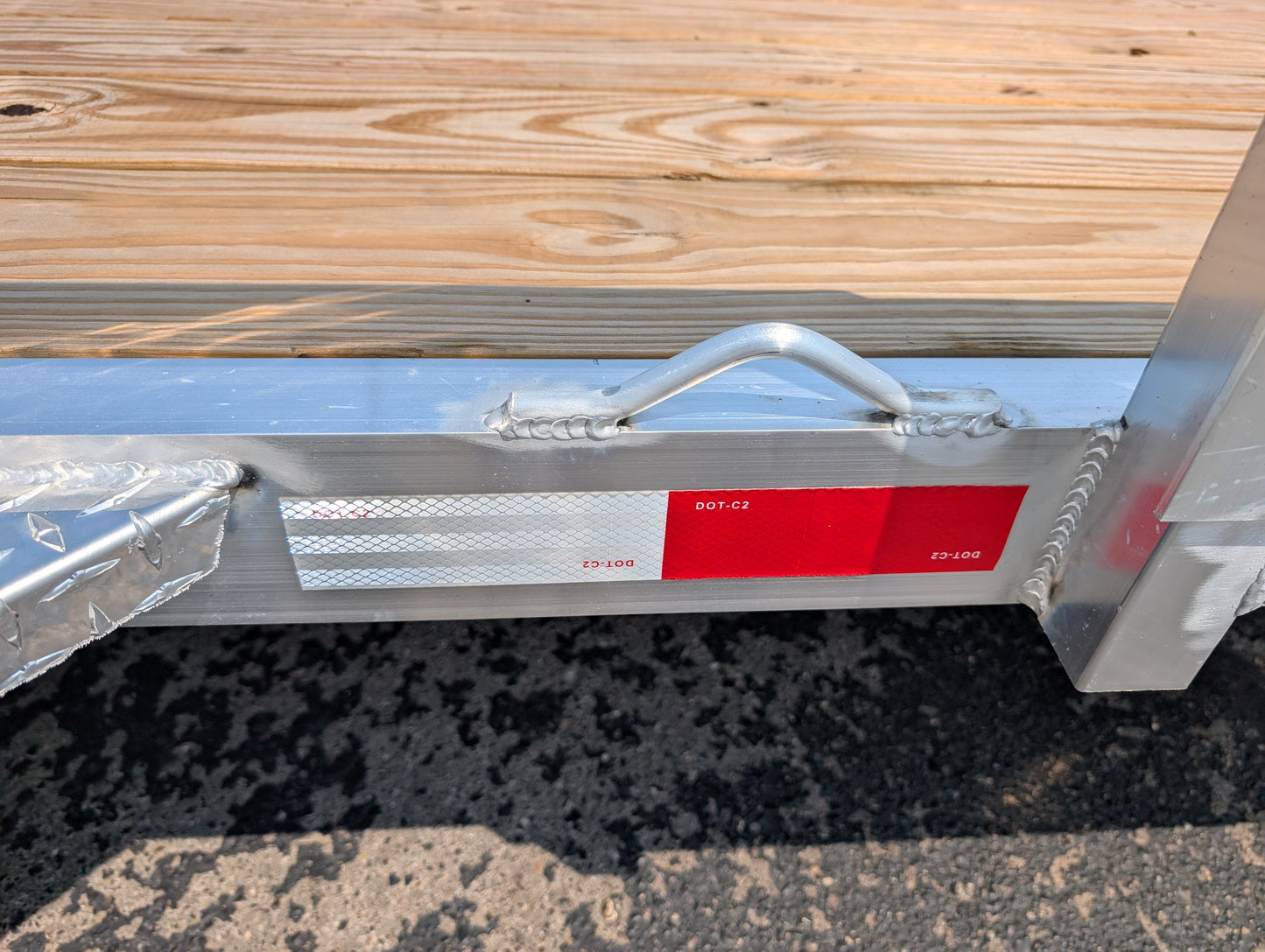 Silver Ox 7x14 Aluminum ATV Trailer – Side Ramps & Rear Ramp Gate
