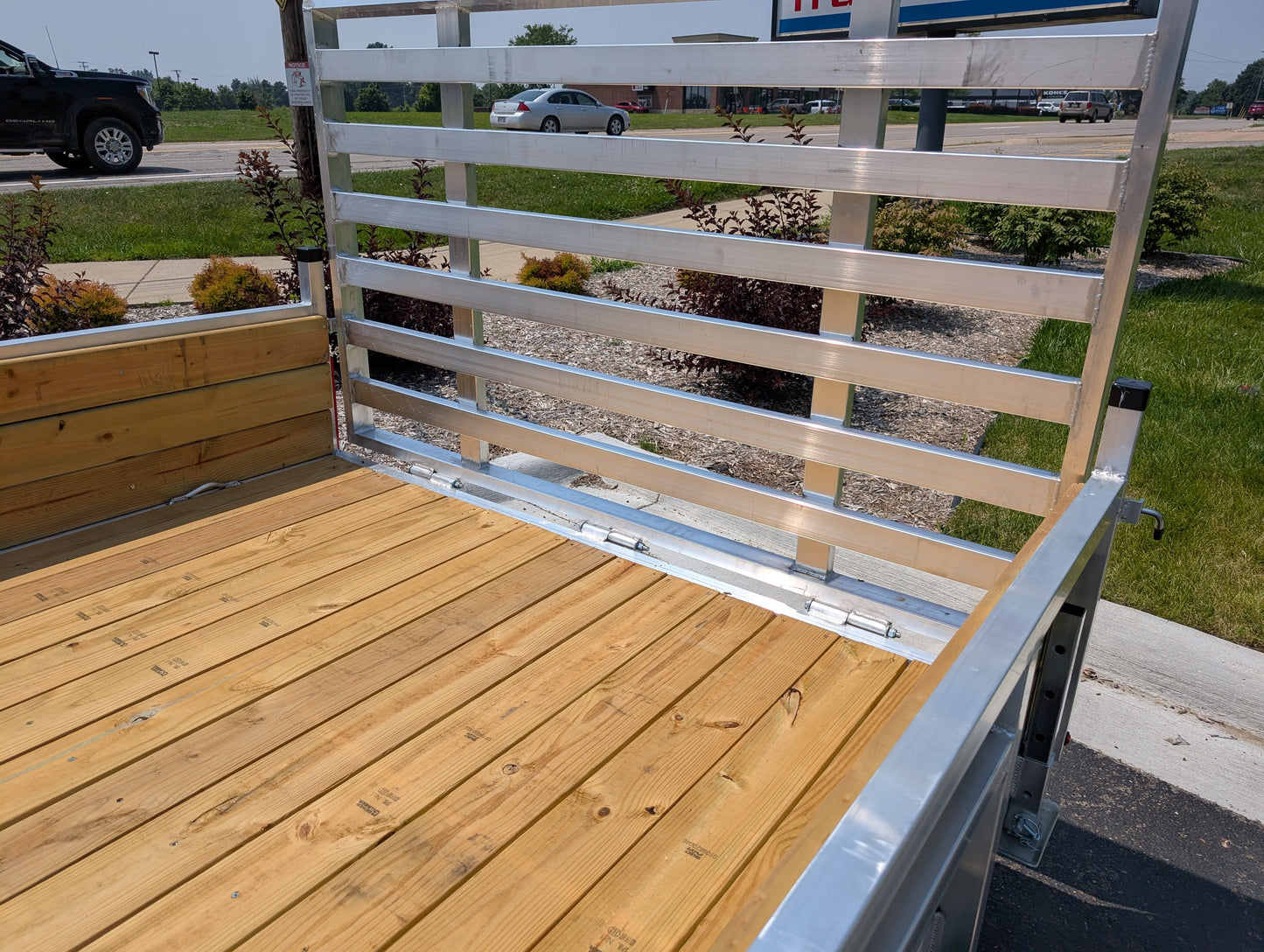 Silver Ox 7x16 Tandem Axle 18" High Woodside Trailer w HD Package