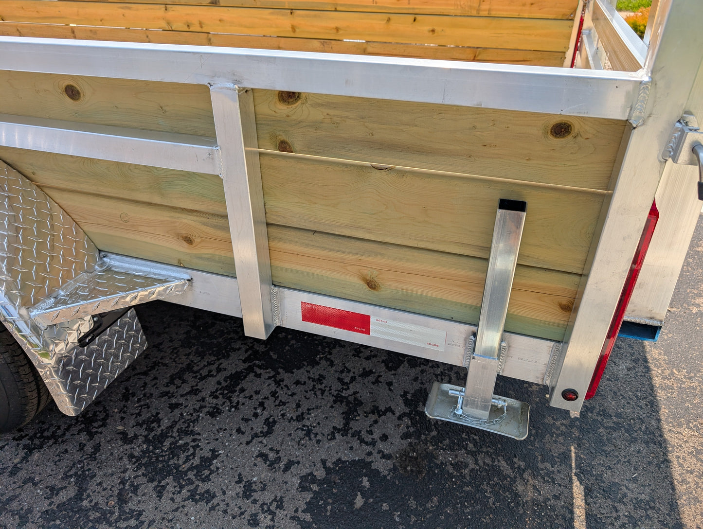 Silver Ox 7x16 Tandem Axle 18" High Woodside Trailer w HD Package