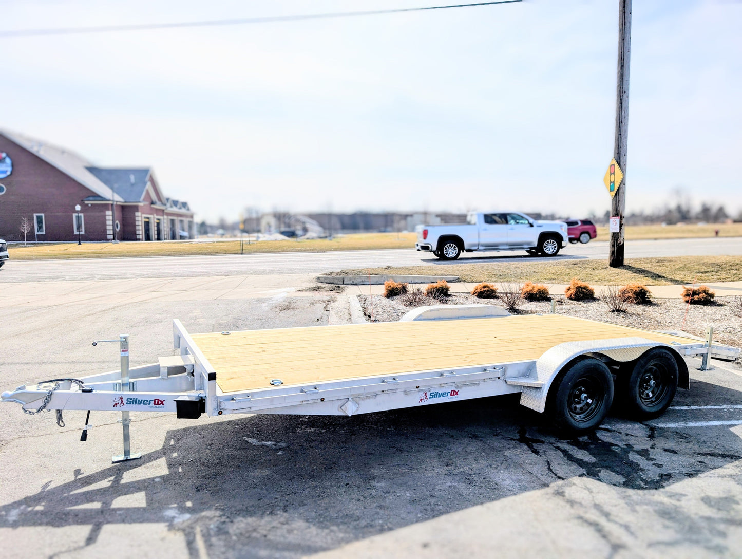 Silver Ox 7K 16+2 Aluminum Car Hauler Trailer – Heavy Duty Car Trailer