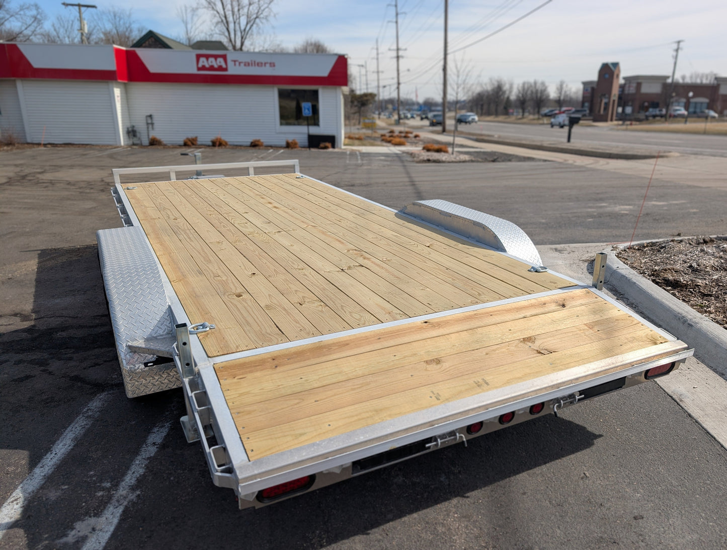 Silver Ox 7K 16+2 Aluminum Car Hauler Trailer – Heavy Duty Car Trailer