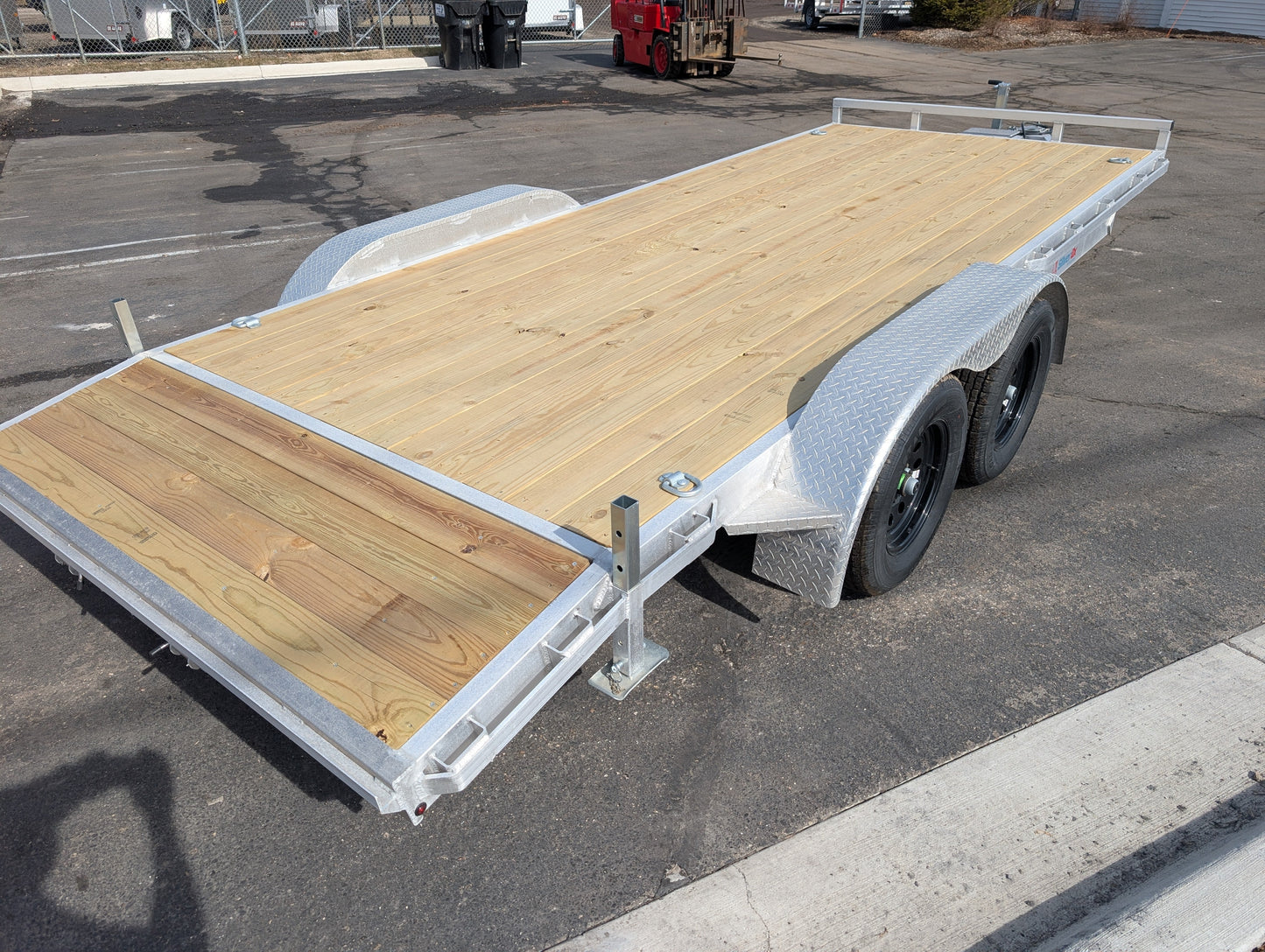 Silver Ox 7K 16+2 Aluminum Car Hauler Trailer – Heavy Duty Car Trailer
