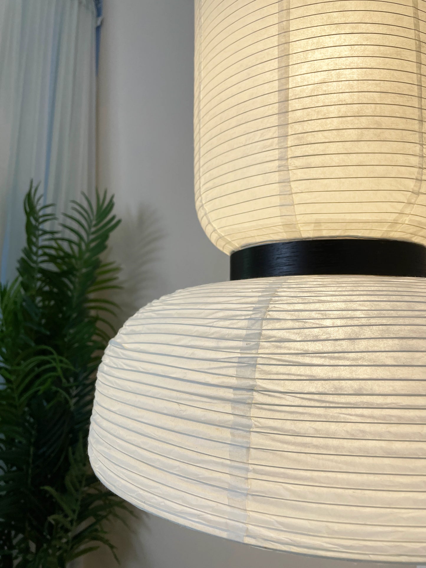 Lámpara Colgante de Farolillos de Papel