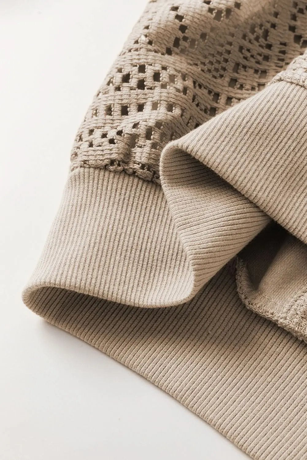 Sweaters Love Salve Knit Sweatshirt Women's Daily Wear Ribbed Trim Top Casual Winter