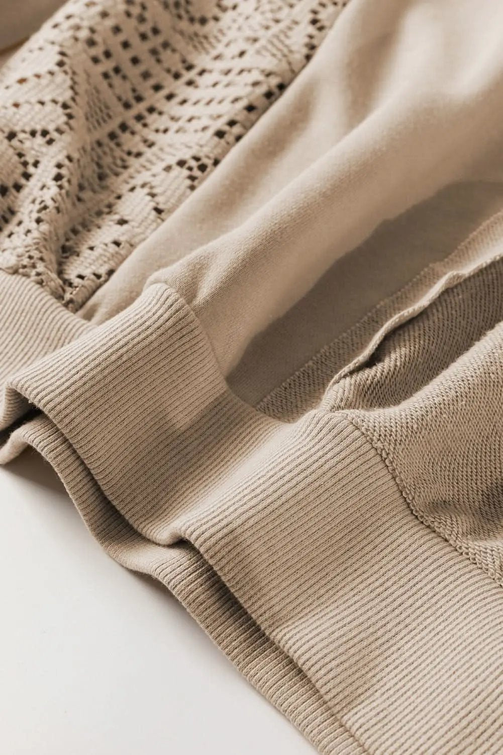 Sweaters Love Salve Knit Sweatshirt Women's Daily Wear Ribbed Trim Top Casual Winter