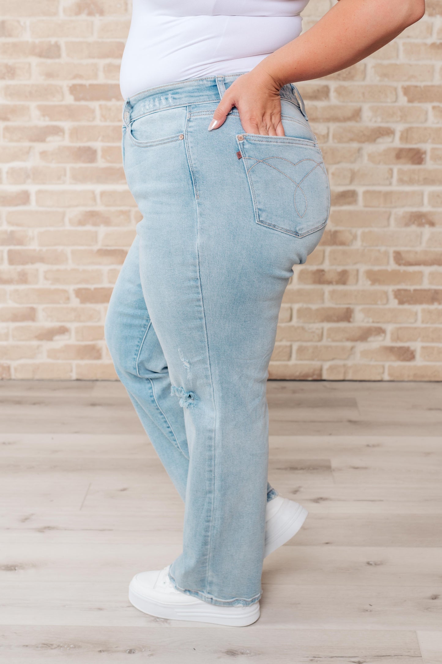 Jeans rectos Parker High Rise estilo años 90