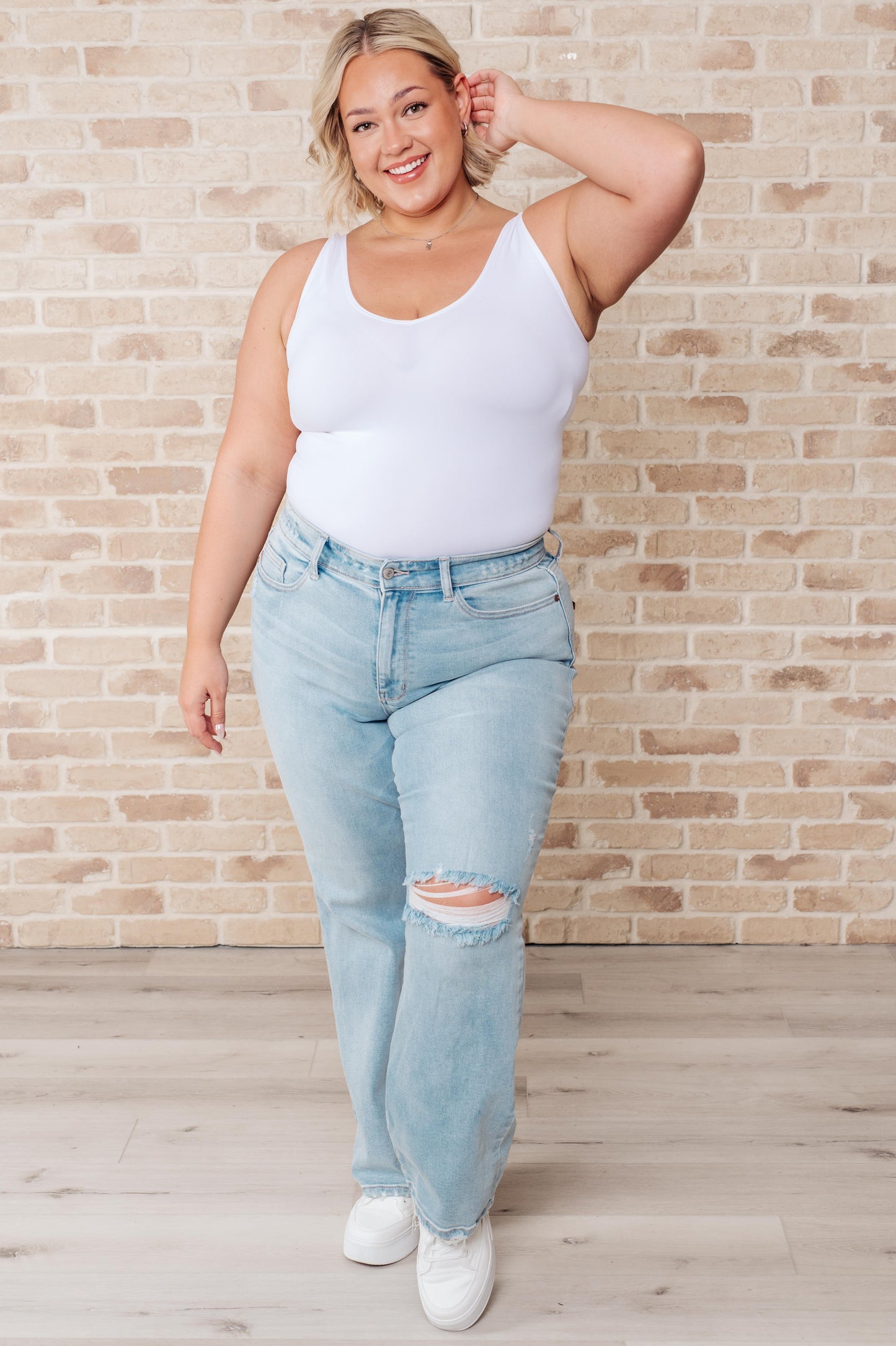 Jeans rectos Parker High Rise estilo años 90