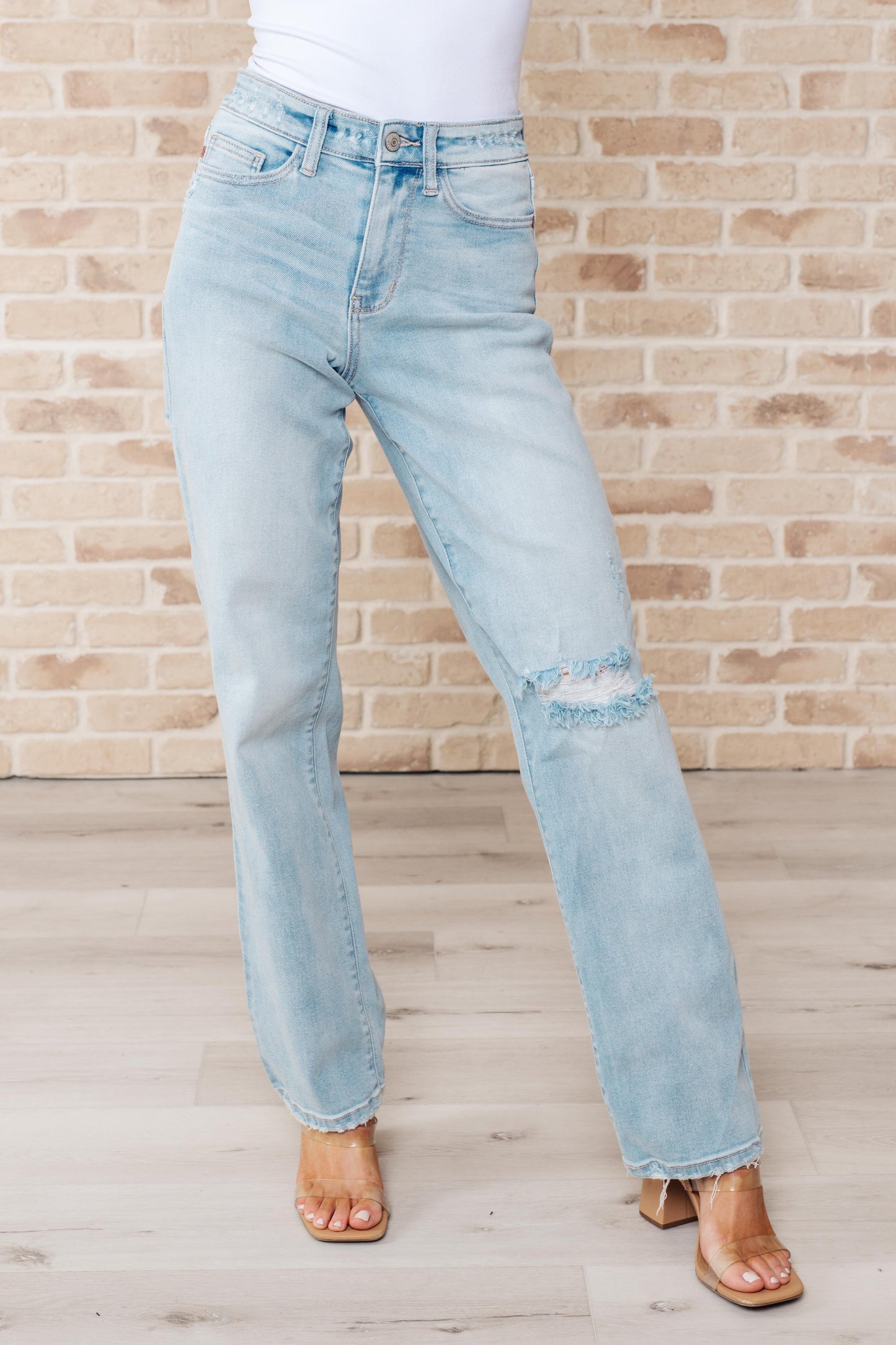 Jeans rectos Parker High Rise estilo años 90