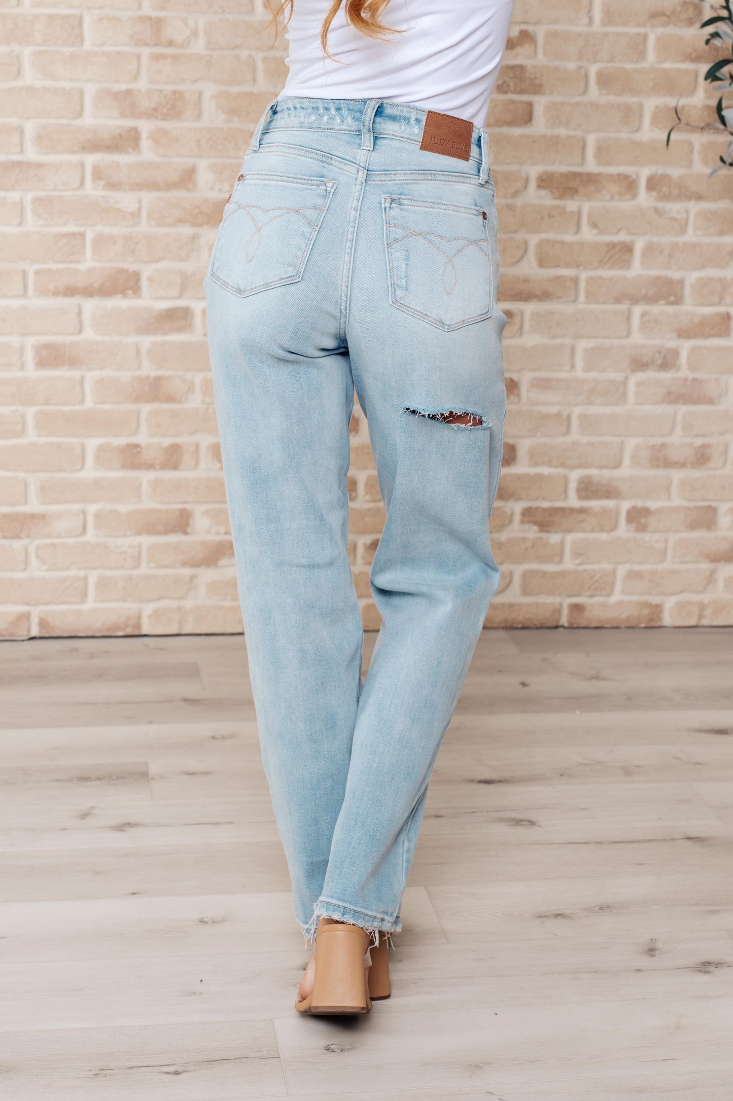 Jeans rectos Parker High Rise estilo años 90