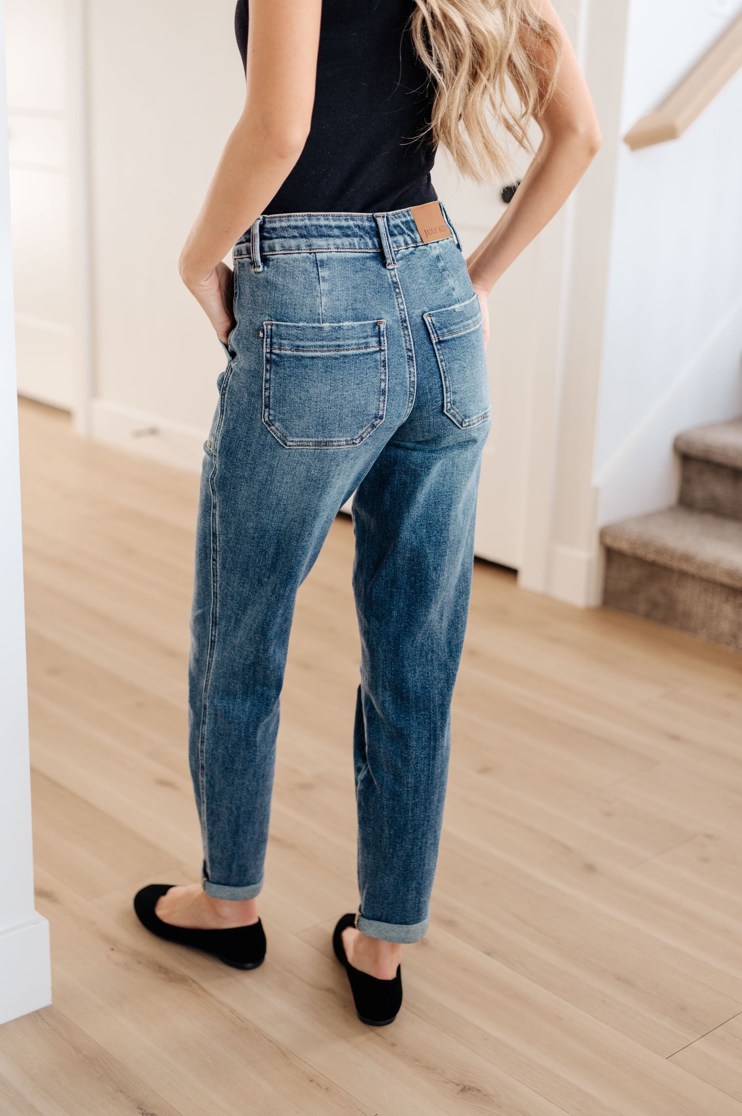 Joggers Payton vaqueros de mezclilla en lavado medio