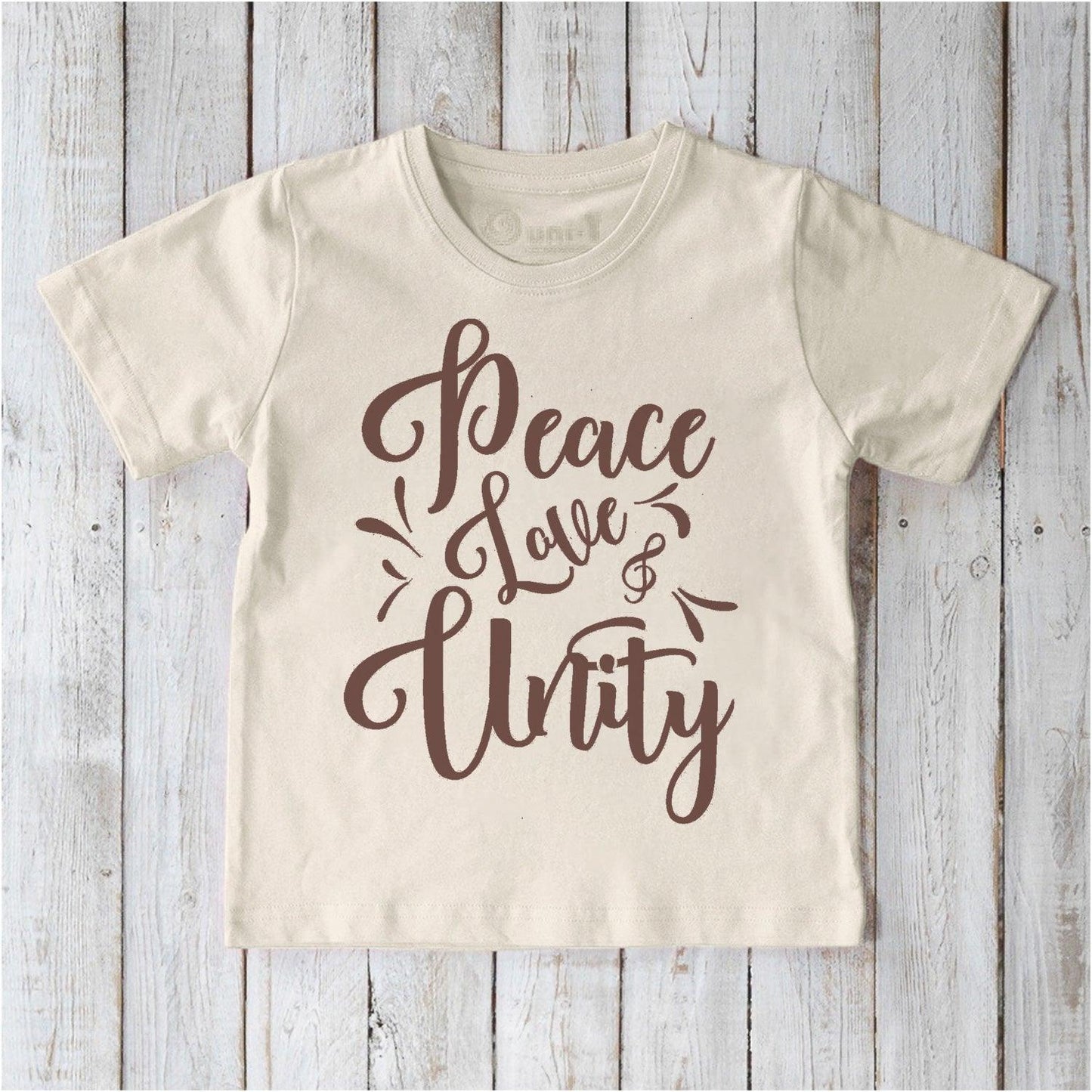 "Peace Love & Unity" T-Shirt for Kids