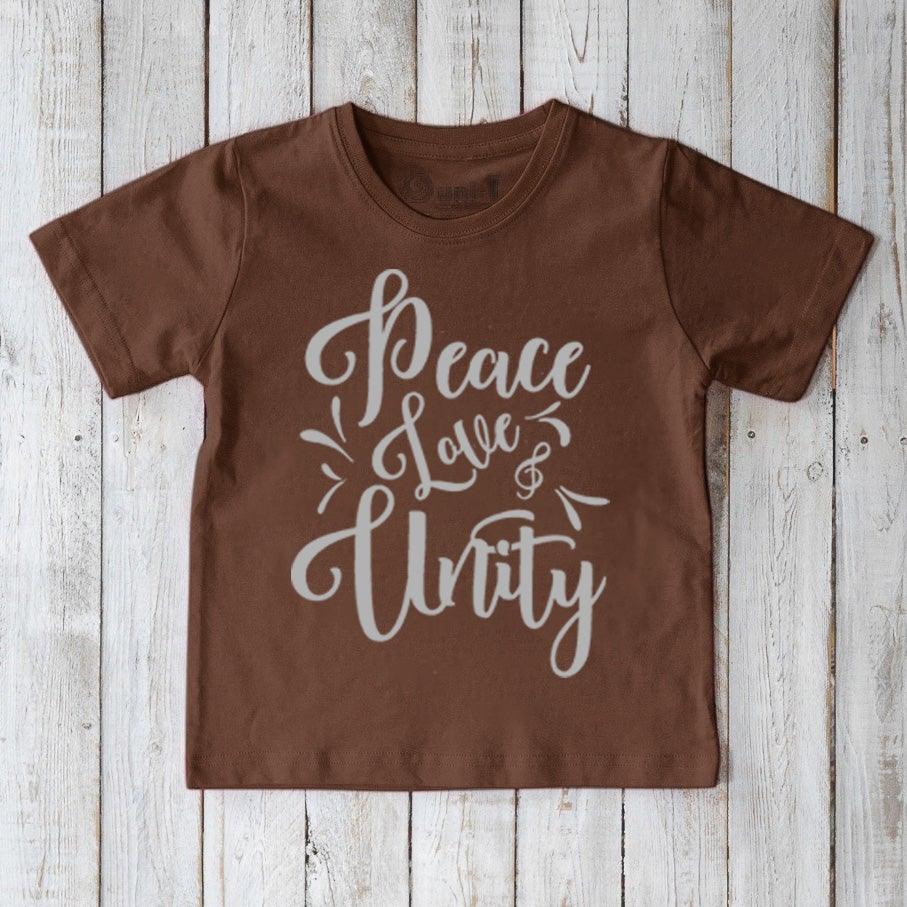 "Peace Love & Unity" T-Shirt for Kids