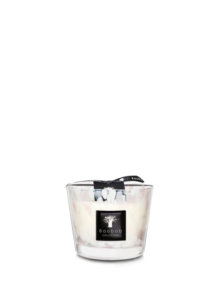 Baobab Collection White Pearls Candle