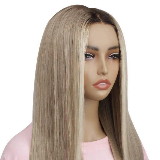Peluca de cierre Penelope Glueless 5x5 HD Lace de cabello humano 100% teñido profesionalmente