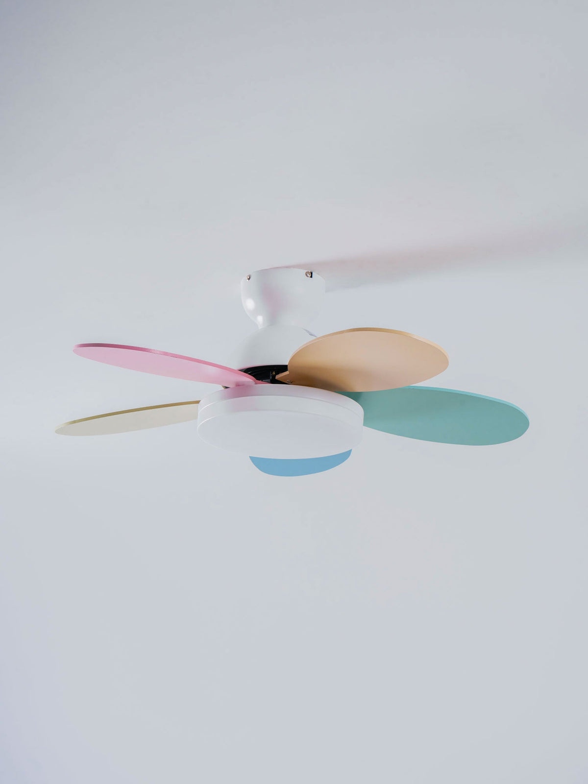 Petal-Shaped Ceiling Fan with LED Light and Remote | Quiet Reversible DC Motor