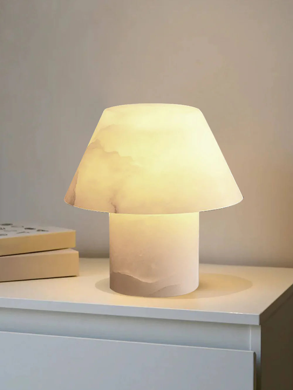 Lámpara de mesa de alabastro Petra Stone House