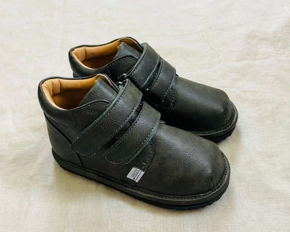 Zapatillas descalzas para niños | Calzado cómodo para bebés y niños pequeños | Verde bosque