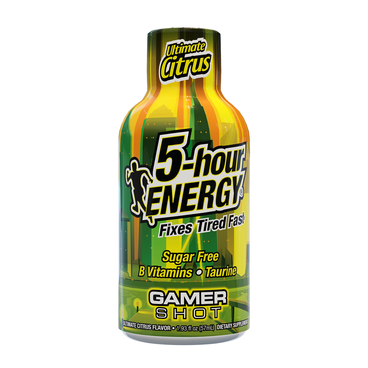 Chupitos de 5-hour ENERGY de máxima potencia sabor Cítricos Definitivos