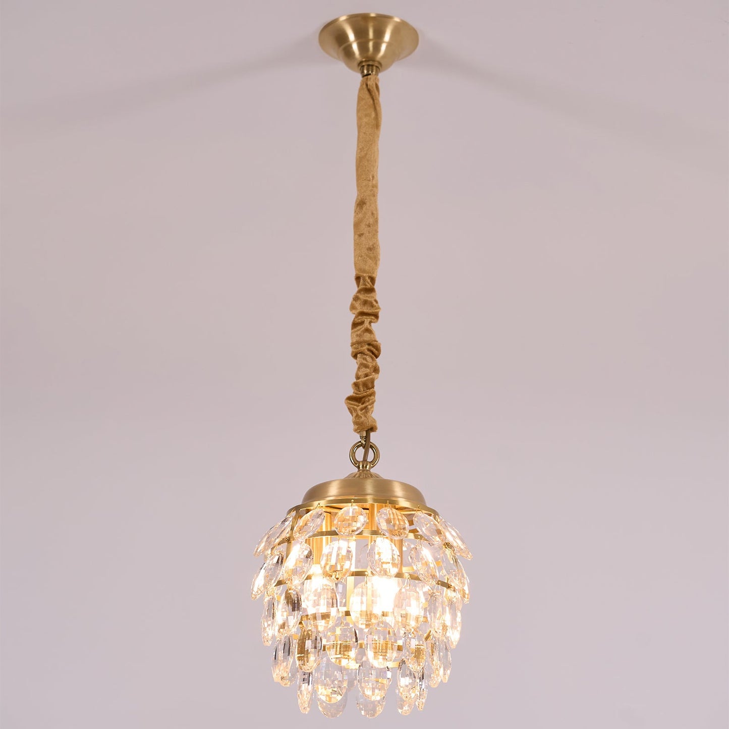 Lámpara Colgante de Cristal Piña