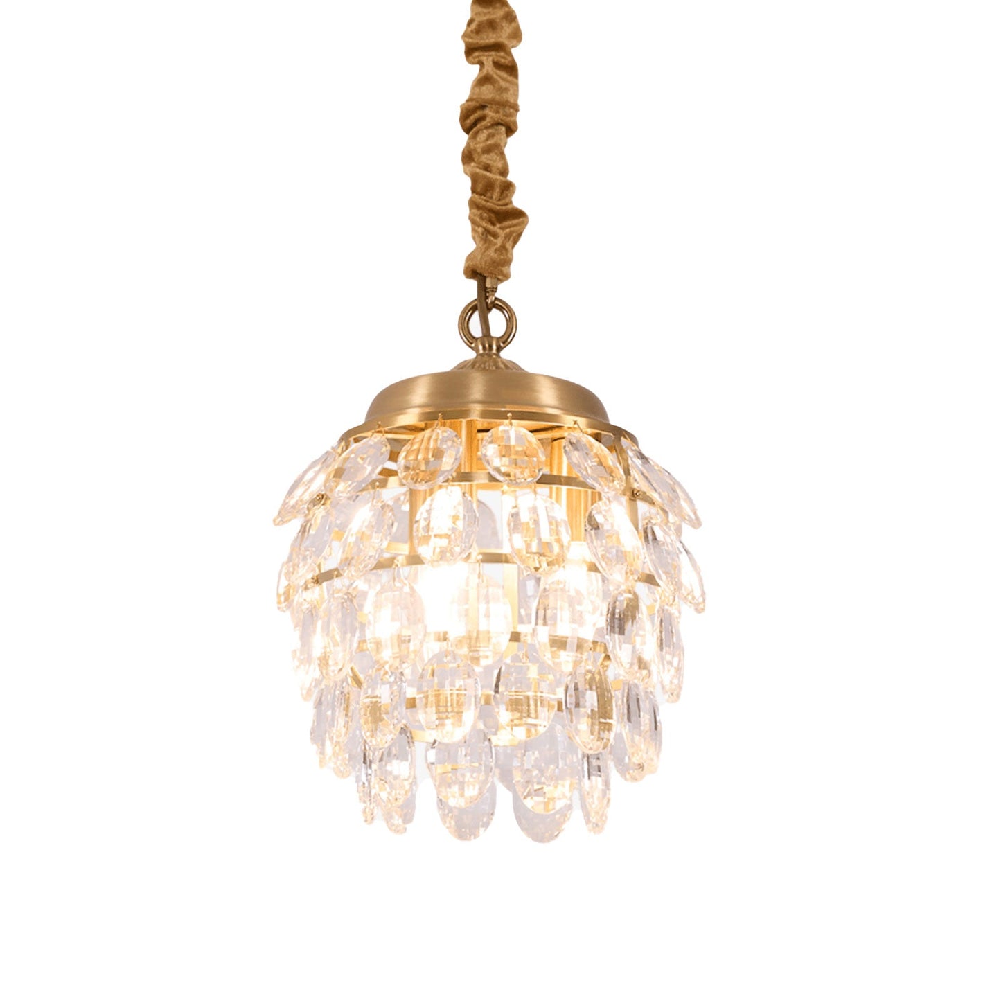 Lámpara Colgante de Cristal Piña
