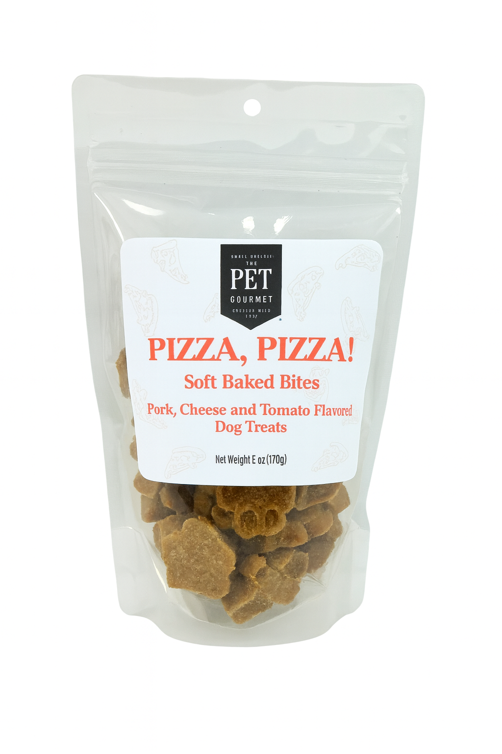 Pizza, Pizza Soft Baked Dog Treats – 6 oz