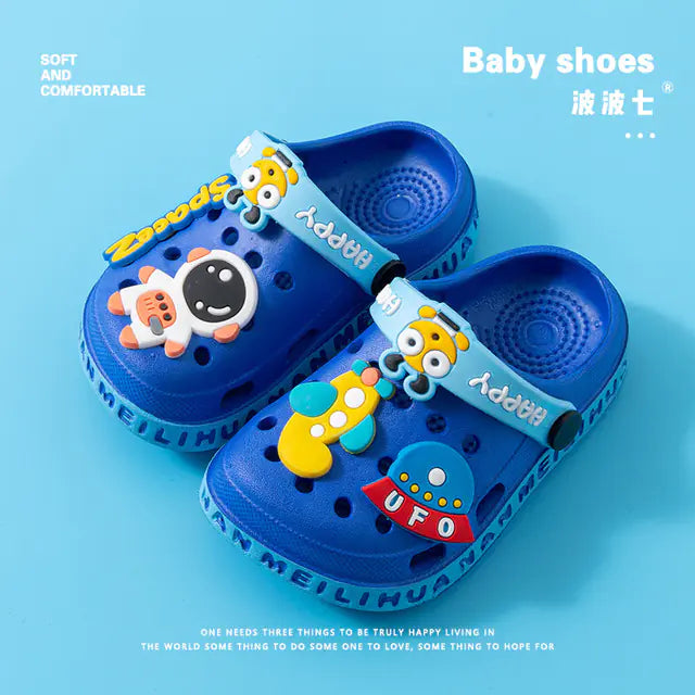 Summer Baby Sandals for Boys and Girls Cartoon Mules