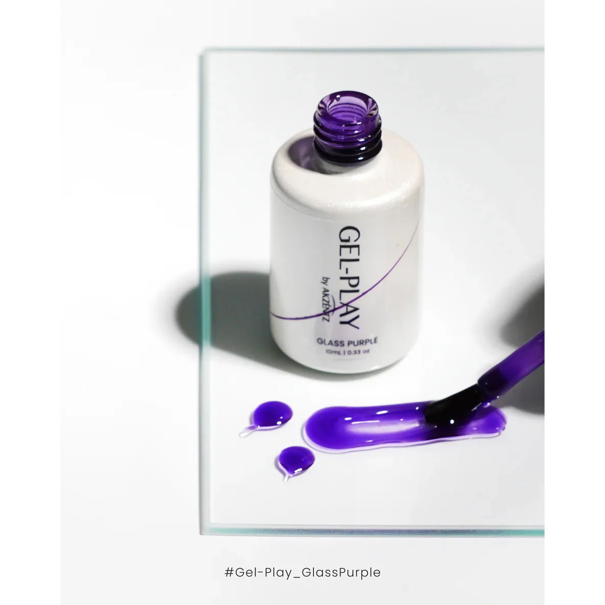 Akzentz - Gel Play Glass Purple, 10ml