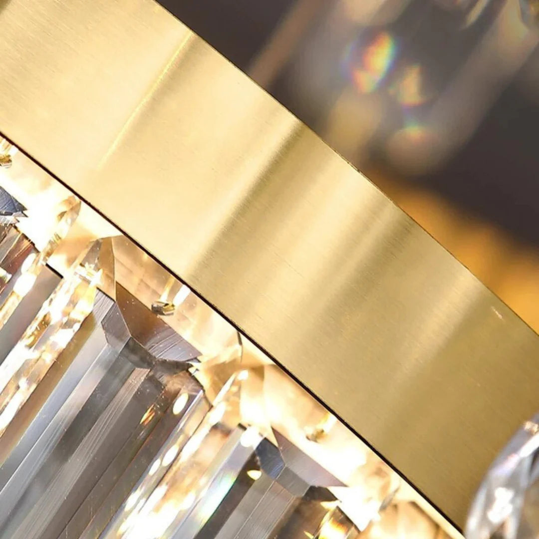 Candelabro de cristal para escaleras Prazzo Ring