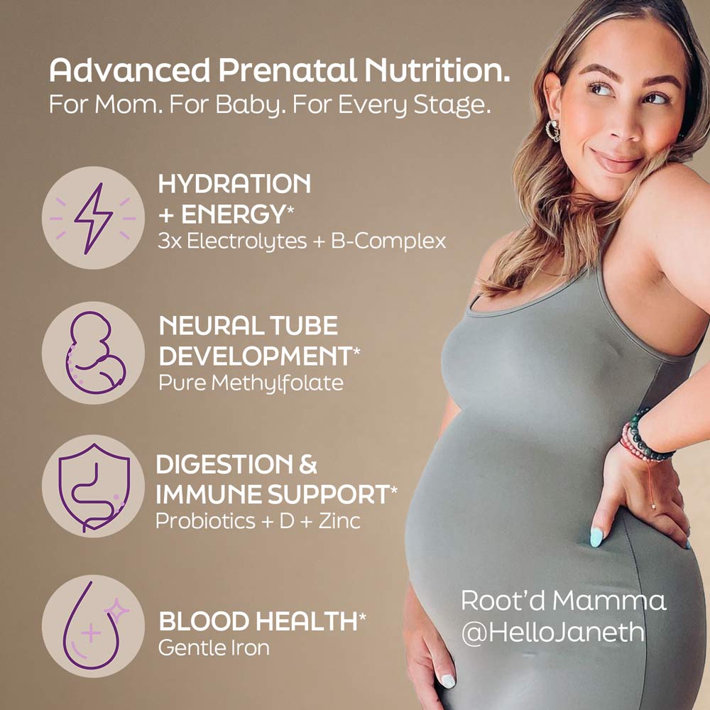 Nutrición Prenatal Esencial + Electrolitos