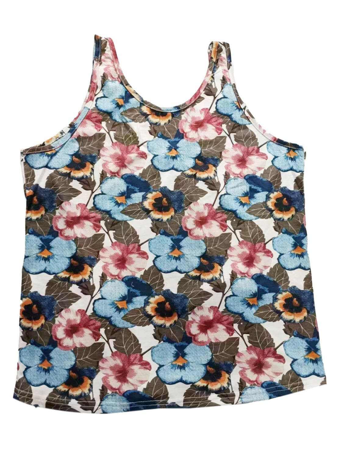 T-Shirts Trendsi just arrived - Printed scoop neck tank - wide straps